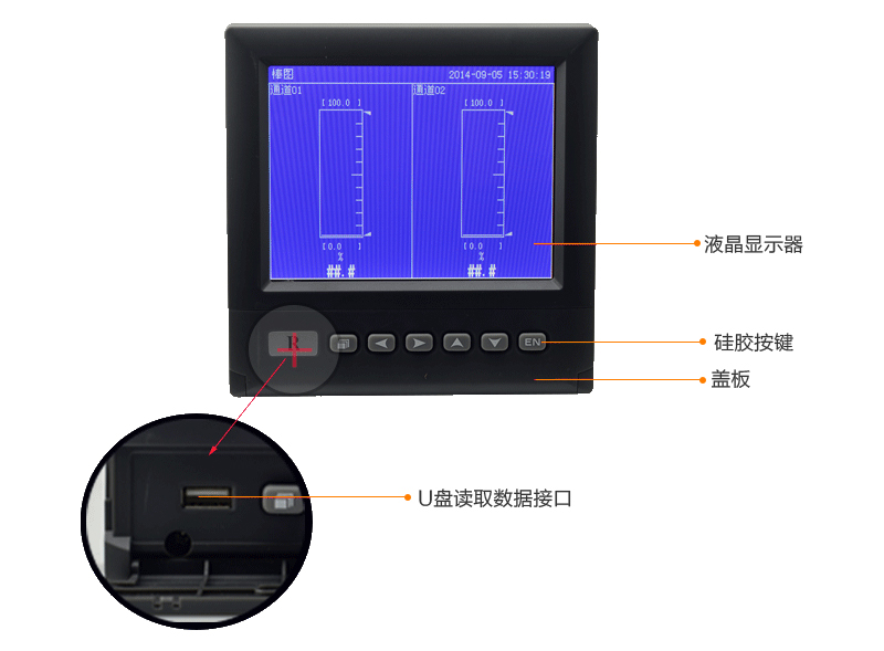 MIK-R4000D記錄儀外觀