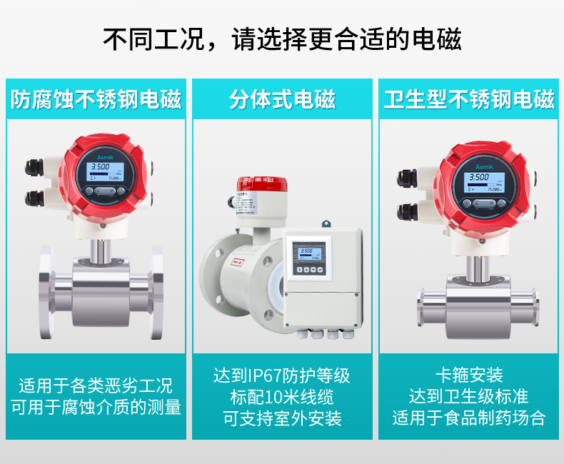 電磁流量計種類